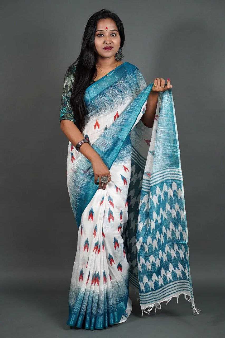 YNF LINEN RMA 453 SAREES WHOLESALE FANCY SAREES MANUFACTURER